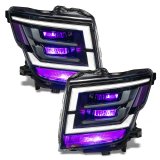 Oracle 21-22 Nissan Titan Demon Eye RGB Headlight Upgrade Kit - ColorSHIFT w/o Controller thumbnail 5