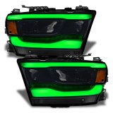 Oracle 19-21 Dodge RAM 1500 RGB+W Headlight DRL Kit- Reflector LED Headlights - +W thumbnail 6