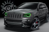 Oracle 1421 Jeep Grand Cherokee Dynamic Headlight DRL Upgrade Kit ColorSHIFT Dynamic thumbnail 2