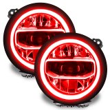 Oracle Jeep Wrangler JL/Gladiator JT RGB+W Headlight DRL Upgrade Kit - ColorSHIFT thumbnail 5