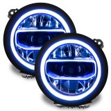 Oracle Jeep Wrangler JL/Gladiator JT RGB+W Headlight DRL Upgrade Kit - ColorSHIFT thumbnail 9