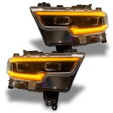 Oracle 19-21 RAM 1500 Projector LED Headlight DRL Kit - ColorSHIFT RGBW+A w/o Controller thumbnail 5