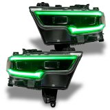 Oracle 19-21 RAM 1500 Projector LED Headlight DRL Kit - ColorSHIFT RGBW+A w/o Controller thumbnail 6