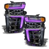 Oracle 2021 Chevy Silverado HD 2500/3500 RGB+W Headlight DRL Upgrade Kit ColorSHIFT 2 thumbnail 6