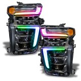 Oracle 2021 Chevy Silverado HD 2500/3500 RGB+W Headlight DRL Upgrade Kit ColorSHIFT 2 thumbnail 7