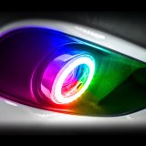 Oracle 15-21 Dodge Challenger Waterproof LED Fog Light Halo Kit - ColorSHIFT thumbnail 6