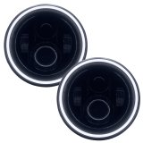 Oracle 7in High Powered LED Headlights - Black Bezel - White thumbnail 1