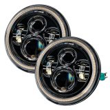 Oracle 07-18 Jeep Wrangler JK Switchback LED Halo Headlights - Amber/White - Switchback thumbnail 2