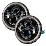 Oracle 07-18 Jeep Wrangler JK Switchback LED Halo Headlights - Amber/White - Switchback thumbnail 6