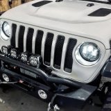 Oracle 7in High Powered LED Headlights - NO HALO - Black Bezel thumbnail 7