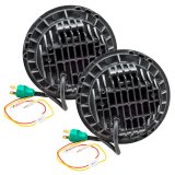 Oracle 7in High Powered LED Headlights - NO HALO - Black Bezel thumbnail 9