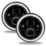 Oracle Jeep Wrangler JL/Gladiator JT 7in. High Powered LED Headlights (Pair) - White thumbnail 4