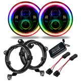 Oracle Jeep Wrangler JL/Gladiator JT 7in. High Powered LED Headlights (Pair) - Dynamic thumbnail 1
