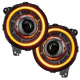 Oracle Jeep JL/Gladiator JT Oculus Bi-LED Projector Headlights - Amber/White Switchback thumbnail 2