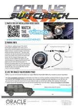 Oracle Jeep JL/Gladiator JT Oculus Bi-LED Projector Headlights - Amber/White Switchback thumbnail 3