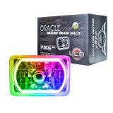 Oracle Pre-Installed Lights 7x6 IN. Sealed Beam - ColorSHIFT Halo thumbnail 1