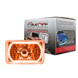 Oracle Pre-Installed Lights 4x6 IN. Sealed Beam - Amber Halo thumbnail 2