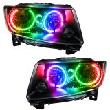 Oracle 11-13 Jeep Grand Cherokee SMD HL (Non-HID)-Chrome - ColorSHIFT w/ BC1 Controller thumbnail 5