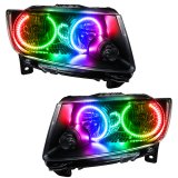Oracle 11-13 Jeep Grand Cherokee SMD HL (Non-HID)-Chrome - ColorSHIFT w/ BC1 Controller thumbnail 6