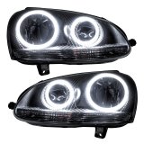 Oracle 06-10 Volkswagen Jetta SMD HL - Chrome - White thumbnail 2