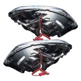 Oracle 08-11 Mercedes Benz C-Class Pre-Assembled Headlights Chrome - w/ Simple Controller thumbnail 5