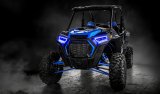 Oracle 1421 Polaris RZR 900/1000 Turbo Dynamic RGB+A Seq Turn Signal Headlight Halo Kit thumbnail 8
