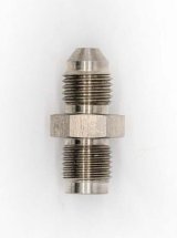 Forced Performance Stainless Steel Unrestricted -4AN Male to 7/16-24 Inverted Flare thumbnail 1