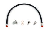 Forced Performance 1g DSM Stainless Steel Braided Oil Supply Line thumbnail 1