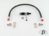 Forced Performance Mitsubishi Evo X Oil Supply Line w/Inline Filter Journal Bearing thumbnail 1