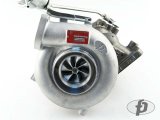 Forced Performance Mitsubishi Evo 9 Red XR57SR Turbo Ball Bearing Black Turbine Housing (D/S Only) thumbnail 1
