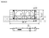 Koyo Honda Universal Pocket Radiator thumbnail 1