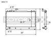 Koyo 06-08 Mazdaspeed 6 2.3L Turbo Radiator thumbnail 2