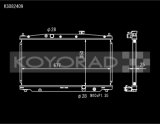 Koyo 11-16 Honda CR-Z 1.5L Hybrid (MT) / 09-14 Honda Fit (MT) Radiator thumbnail 2