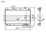 Koyo 02-05 Honda Civic Si 2.0L EP3 (MT) Radiator thumbnail 1