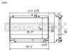 Koyo 04-08 Mazda RX-8 1.3L (MT) Radiator thumbnail 3