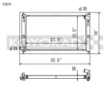 Koyo 08-09 Mitsubishi Evolution X (AT/MT) / Ralliart Turbo Radiator thumbnail 2