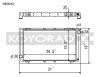 Koyo 91-94 Subaru Legacy 2.2L Turbo (MT) Radiator thumbnail 3