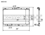 Koyo 04-08 Acura TSX 2.4L (MT) Racing Radiator - 25MM CORE thumbnail 2
