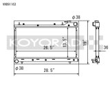 Koyo 99-01 Subaru Impreza RS / Outback 99-02 Subaru Forester 2.5L Performance Radiator thumbnail 1