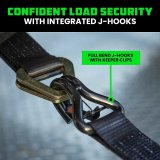Rhino USA Heavy Duty Vehicle Tie Down Kit - Black thumbnail 3