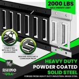 Rhino USA 5Ft E-Track Tie-Down Rails, Black (2 Pack) thumbnail 3