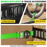 Rhino USA 5Ft E-Track Tie-Down Rails, Black (2 Pack) thumbnail 8