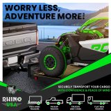 Rhino USA 5Ft E-Track Tie-Down Rails, Black (4 Pack) thumbnail 5