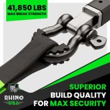 Rhino USA 3/4In D-Ring Shackle Set (2-Pack)(Red) thumbnail 6