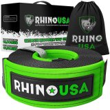 Rhino USA Recovery Tow Strap 3Inx30Ft (Black) thumbnail 1