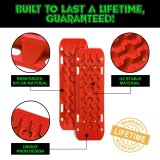 Rhino USA Recovery Traction Boards - Red (Pair) thumbnail 2