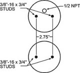 Firestone Ride-Rite Replacement Air Helper Spring Rear 267C 1.5 (W217607671) thumbnail 5
