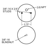 Firestone Ride-Rite Replacement Air Helper Spring Rear 224C (W217606872) thumbnail 5