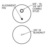 Firestone Ride-Rite Replacement Bellow 268C 5/8CF 1/2PIN BN (W217606766) thumbnail 3