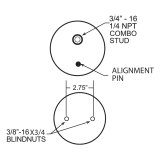 Firestone Ride-Rite Replacement Air Spring 26C 3/4CFOFF 2BN (W217607701) thumbnail 3